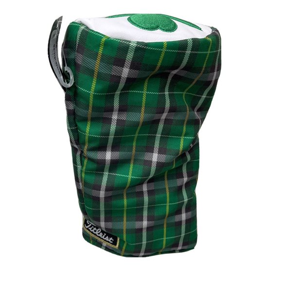 Titleist Other - Titleist Shamrock Barrel Irish Clover Golf Club Headcover Green White New W Tags